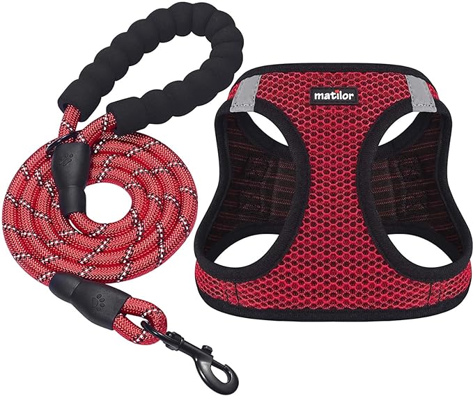 Dog Harness Step-in Breathable Puppy Cat Dog Vest Harnesses for Small Medium Dogs