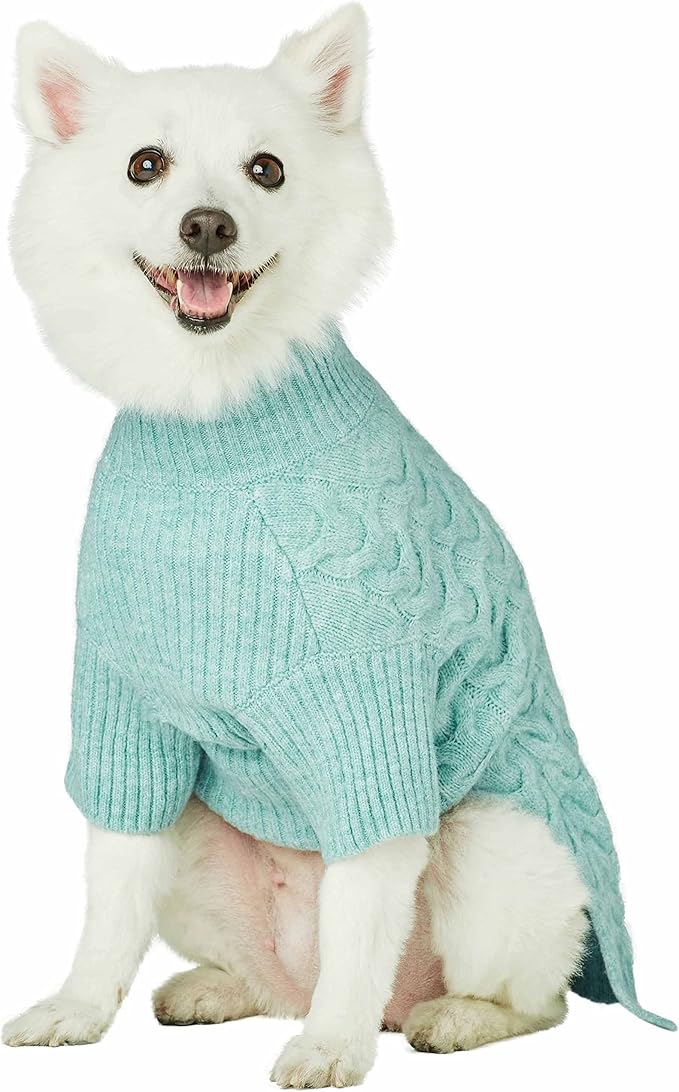 Blueberry Pet Dog Sweater - Award Winning Brand Dog Christmas Sweater, Super-Soft Yarn, Improved Design, Lightweight & Warm, Ideal for Small Dogs, Back Length 22", Chest Girth 30.25"-33"