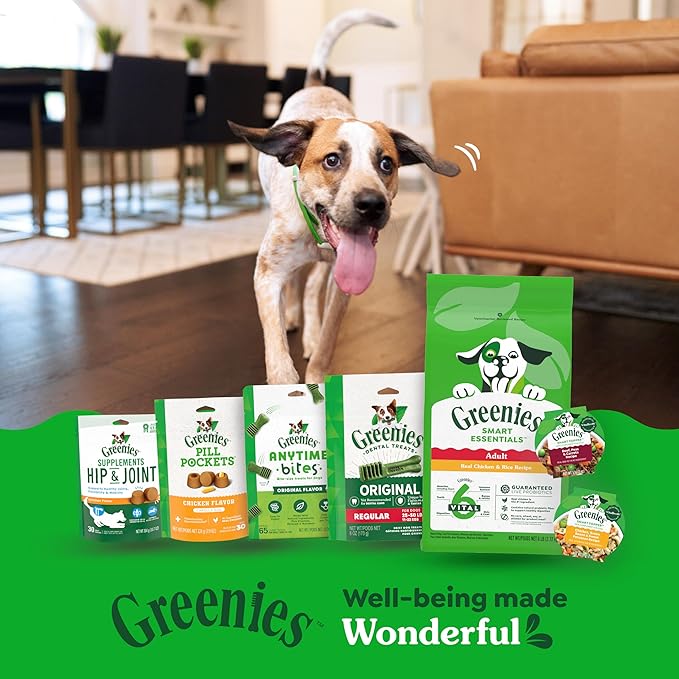 Greenies Smart Topper High Protein Wet Mix-in for Dogs, Chicken, Green Beans, and Sweet Potatoes Recipe & Beef, Peas, and Carrots Recipe Variety Pack, 8 Trays of 2oz.