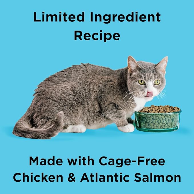 BIXBI Liberty Dry Food Indoor Cat Health Chicken & Salmon Recipe, 10lb