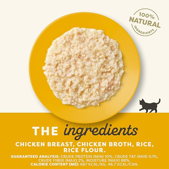 Applaws Natural Wet Kitten Food, Limited and Natural Ingredients, High Protein with No Artificial Additives, Chicken Breast in Broth (6 x 2.47oz Cans)