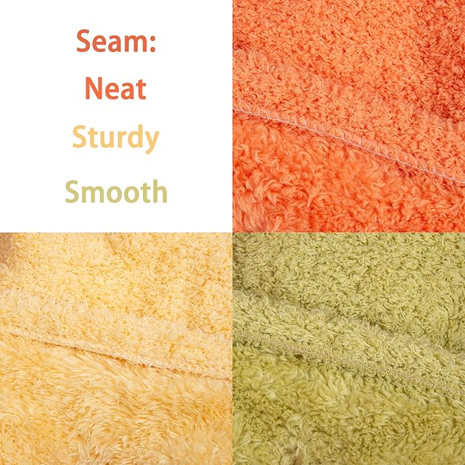 Dog Sweater, 3 Pack Sweaters for Small Dogs Girl, Dog Clothes for Medium Dogs Male or Boy, Ultra Soft and Warm Puppy Coat for Winter Christmas (Medium, Orange+Yellow+Green)