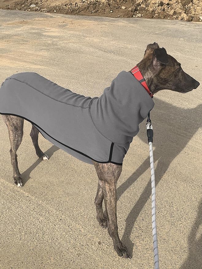 Esobo Fleece Dog Apparel Winter Warm Dog Coat Doggie Turtleneck Cozy Jacket Soft Shirt Vest Stylish Pet Outfits for Small Medium Large Dogs