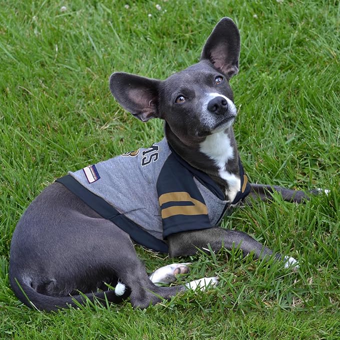 Pets First NFL Los Angeles Rams Hoodie for Dogs & Cats. NFL Football Licensed Dog Hoody Tee Shirt, Medium. Sports Hoody T-Shirt for Pets. Licensed Sporty Dog Shirt