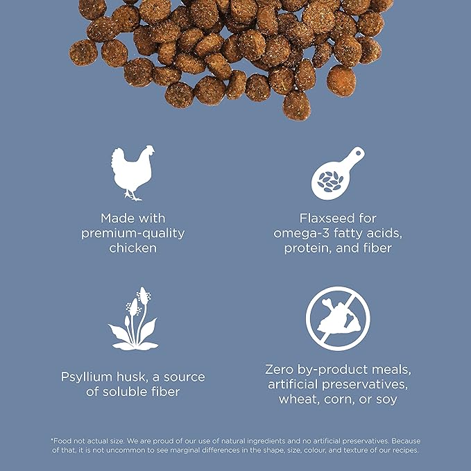 Go! Solutions Weight Management + Joint Care Chicken Grain-Free Dry Cat Food, Premium Kibble for Healthy Dieting in Adults & Seniors, with Natural Sources of Chondroitin for Good Mobility, 8 lb Bag