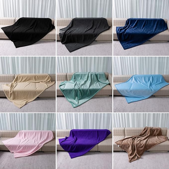 Maidewow Waterproof Dog Blanket Reversible Pet Bed Cover Puppy Fluffy Cream Blankets Leakproof Sofa Couch Cover Cat Pet Blanket for Warm Washable-XXL