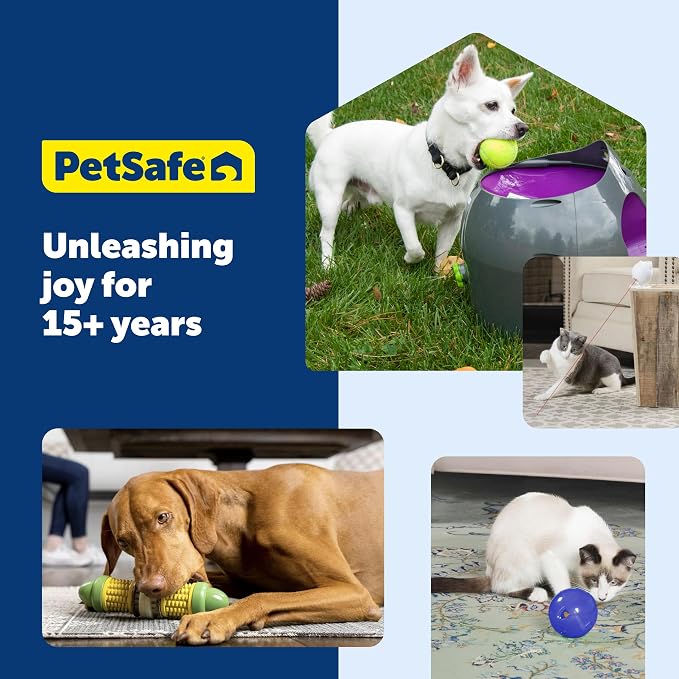 PetSafe Sportsmen Squeak 'N' Treat Troog Dog Chew Toy - Interactive Pet Puzzle for Boredom or Separation Anxiety - Use with Treats - Large