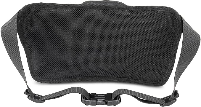 Hands Free Dog Leash Waist Pack with Bungee & Treat Pouch Oxford Water-Resistant Multi-Pocket Belt for Walking Hiking Jogging and Dog Walking (Grey)