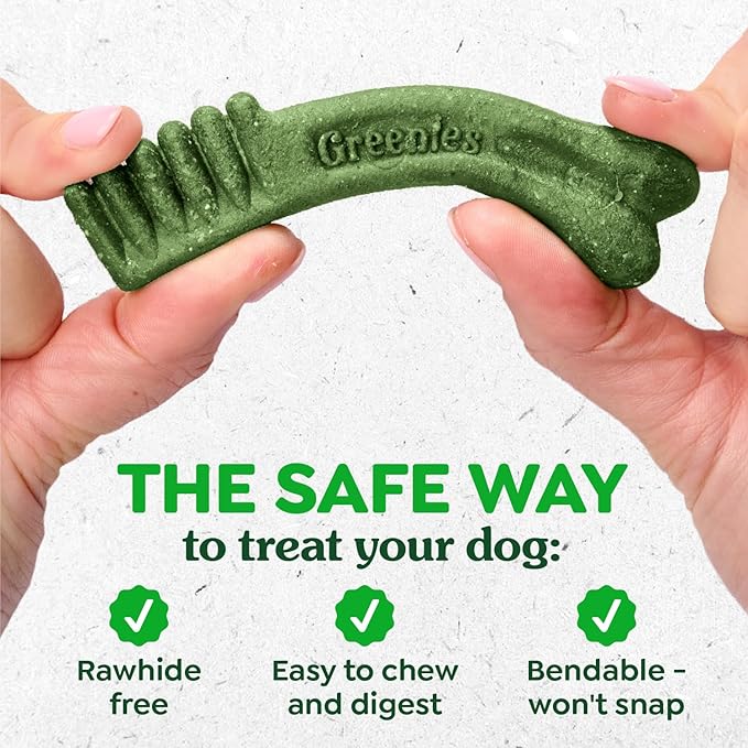 Greenies Veterinarian-Recommended Weight Management Adult Natural Dental Dog Treats Petite Size, 27 oz. Pack, 45 Count