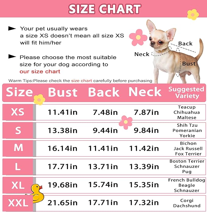 Dog Pajamas Summer Dog Clothes for Small Medium Dogs Boy Girl Pet Pjs Cute Doggie Onesie Breathable Puppy Clothes Soft Stretchy Cat Pet Outfit (Yellow, X-Small)