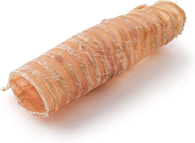 Jack&Pup 6 Inch Trachea Dog Chew | Single Ingredient Beef Trachea Treats for Dogs | Naturally Rich in Glucosamine and Chondroitin for Joint Health (12 Pk)