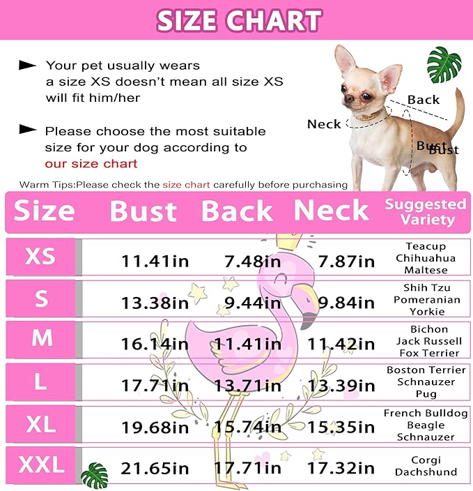 Dog Pajamas Summer Dog Clothes for Small Medium Dogs Boy Girl Doggy Pjs Cute Doggie Onesie Breathable Puppy Clothes Soft Stretchy Cat Pet Outfit (Pink, Large)