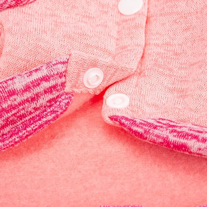Dog Sweater, Dog Sweaters for Small Dogs, 2, 3 Pack Warm Soft Pet Clothes for Puppy, Medium Large Cat, Dogs Girl or Boy, Dog Shirt for Winter Christmas (Hoodie Pink,Purple+Pink,Rose, XX-Small)