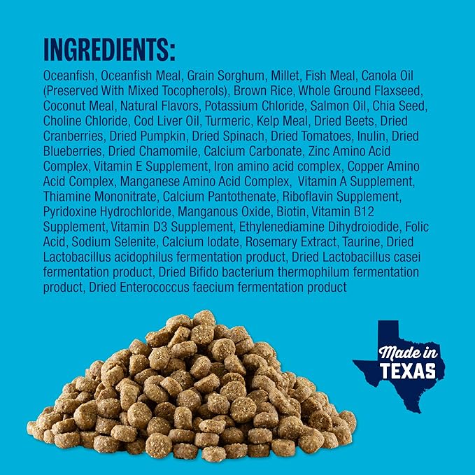 Muenster Ancient Grains Ocean Fish Dry Dog Food, 22lb - Gluten-Free, High Protein, Digestive Support