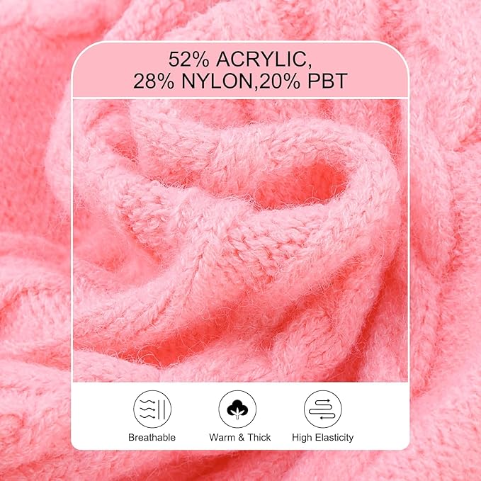 BEAUTYZOO Small Dog Sweater-Dog Sweatshirt Pullover Cable Knit Wear Classic Turtleneck Thick Cold Weather Clothes for Small Dogs, Medium Dogs, Puppies,Green Cable S (Back: 12", Chest: 16", Neck: 10")