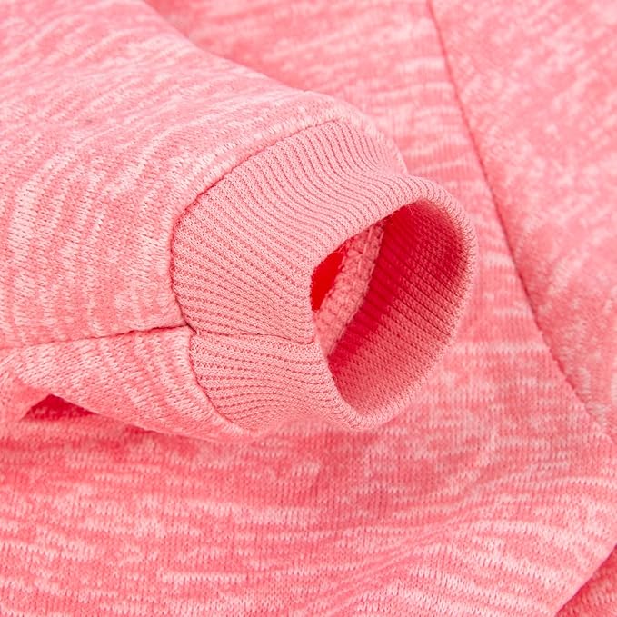 3 Pack Dog Sweater, Dog Sweaters for Small Dogs, Warm Soft Pet Clothes for Puppy, Medium Large Cat, Dogs Girl or Boy, Dog Shirt for Winter Christmas (Pink+Purple+HotPink, Medium)