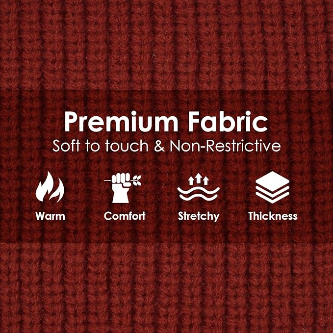 Dog Sweaters for Medium Dogs Boy Girl, Soft Turtleneck Sweater with Leash Hole, Fall Sweater Christmas Warm Winter Pet Sweaters for Schnauzer Bichon Frise, BurgundyRed M