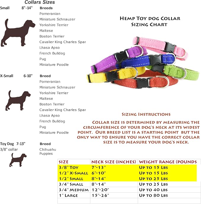 Toy Dog Collars (Blue)