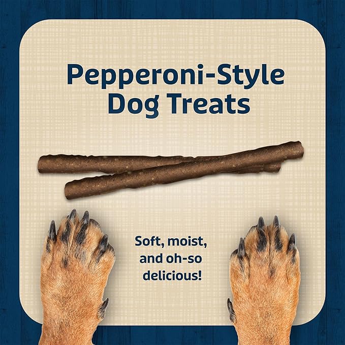 Blue Buffalo Stix Pepperoni-style Dog Treats Made with Natural Ingredients, Chicken Recipe, 24-oz. Bag