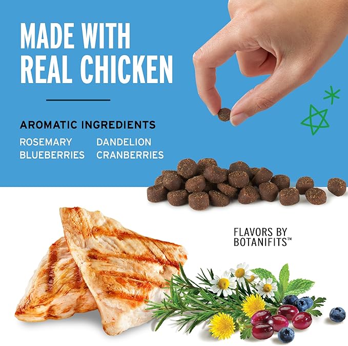 Pet Botanics 4 oz. Pouch Training Rewards Mini Soft & Chewy, Chicken Flavor, with 200 Treats Per Bag, The Choice of Top Trainers (Pack of 2)
