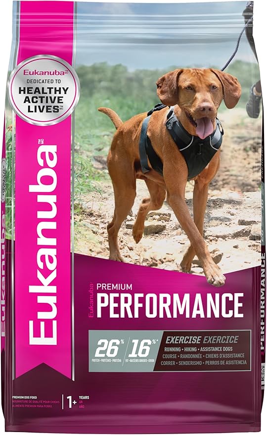 Eukanuba Adult Premium Performance 26/16 Exercise Dry Dog Food, 28 lb Bag