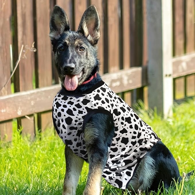 Recovery Suit for Dogs After Surgery, Dog Recovery Suit Female Male after Neutering, Dog Spay Surgical Recovery Suit Female Substitute Cone & E-Collar, Dog Onesie for Surgery Abdominal Wounds Bandages