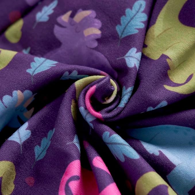 PetWarm Dog Surgical Suit Female Spay, Onesie for Dogs After Surgery, Substitute E-Collar and Cone, Pet Surgery Recovery Suit, Anti-Licking Dog Surgery Recovery Suit Soft, Dinosaur Pattern, Purple, M