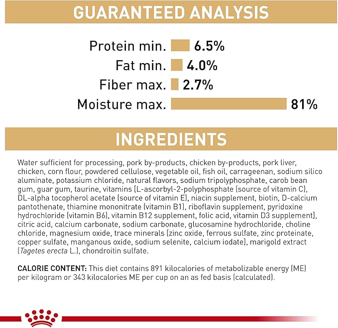 Royal Canin Breed Health Nutrition German Shepherd Adult Loaf in Sauce Dog Food, 13.5 oz (Pack of 12)