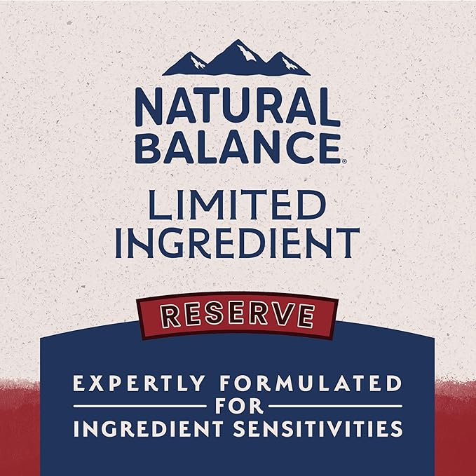 Natural Balance Limited Ingredient Adult Grain-Free Dry Dog Food, Reserve Sweet Potato & Bison Recipe, 12 Pound (Pack of 1)