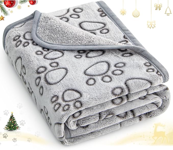 Stuffed Small Dog Blanket for Puppy Cat Bed, Washable Indoor Dog Beds & Furniture, Soft 24 * 32 inches Blanket Small Pet Supplies
