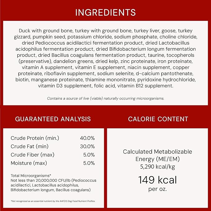 Stella & Chewy's Freeze-Dried Raw Duck Duck Goose Meal Mixers - Dog Food Topper and Mixer - Made with 95% Cage-Free Poultry, Organs & Bone - Perfect for Picky Eaters - Grain-Free - 3.5 oz