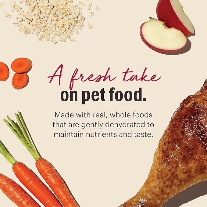 The Honest Kitchen Human Grade Wholemade™ Dehydrated Whole Grain Dog Food - Complete & Balanced Meal or Topper - Turkey 10 lb Box