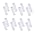 Luxshiny 100Pcs Disposable Thermometer Probe Protective Covers Thermometer Sleeves Paper Covers for Digital Probe Sleeves for Pets Cats Dogs Rabbits