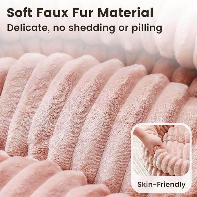 Petinstinct Dog Bed Medium Size Dog, Machine Washable Orthopedic Donut Cat Beds for Indoor Cats, Fluffy Warm Thermal Round Pet Bed with Anti-Slip Bottom for Puppy and Kitten, Dark Pink, 28"x28"x5"
