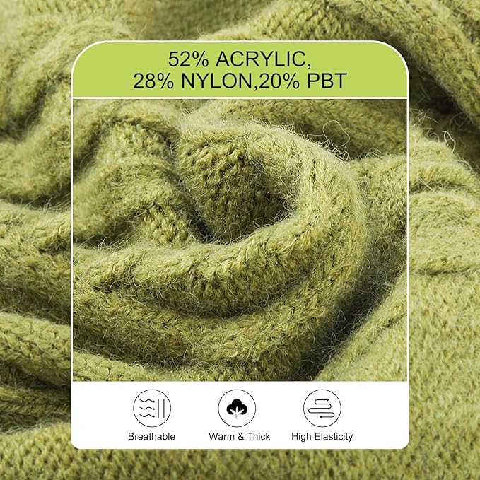 BEAUTYZOO Small Dog Sweater-Dog Sweatshirt Pullover Cable Knit Wear Classic Turtleneck Thick Cold Weather Clothes for Small Dogs, Medium Dogs, Puppies,Green Cable M (Back: 16", Chest: 21", Neck: 13")