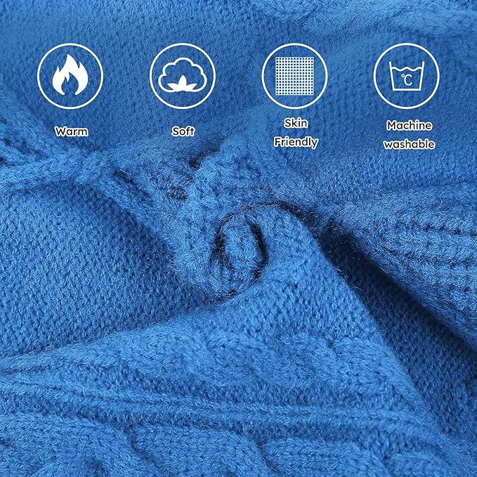 ASENKU Knitted Dog Sweater, Pullover Big Thermal Dog Winter Sweater, Turtleneck Doggy Sweaters for Large Medium Dogs Boy Girl,Warm Pet Sweatshirt for German Shepherd,Great Dane,4XL