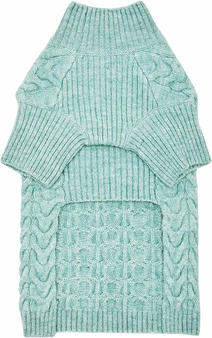 Blueberry Pet Dog Sweater - Award Winning Brand Dog Christmas Sweater, Super-Soft Yarn, Improved Design, Lightweight & Warm, Ideal for Small Dogs, Back Length 22", Chest Girth 30.25"-33"