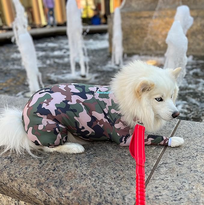 Shed Defender Sport Dog Onesie for Dog Shedding, Seen on Shark Tank, Lightweight Breathable, Bodysuit for Dogs, Pet Jumpsuit, Dog Body Suit, Shed Shirt, Full Body Shed Suit, Hot Spots, Vet Approved