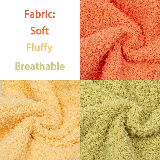 Dog Sweater, 3 Pack Sweaters for Small Dogs Girl, Dog Clothes for Medium Dogs Male or Boy, Ultra Soft and Warm Puppy Coat for Winter Christmas (Medium, Orange+Yellow+Green)