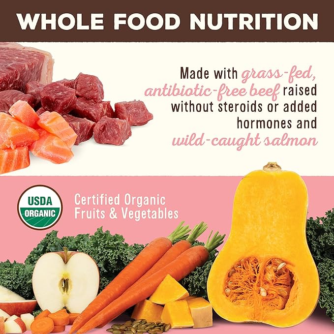 Primal Freeze Dried Raw Cat Food Nuggets Beef & Salmon, Complete & Balanced Meal or Topper, Premium, Healthy, Grain Free, High Protein Raw Cat Food with Probiotics (14 oz)