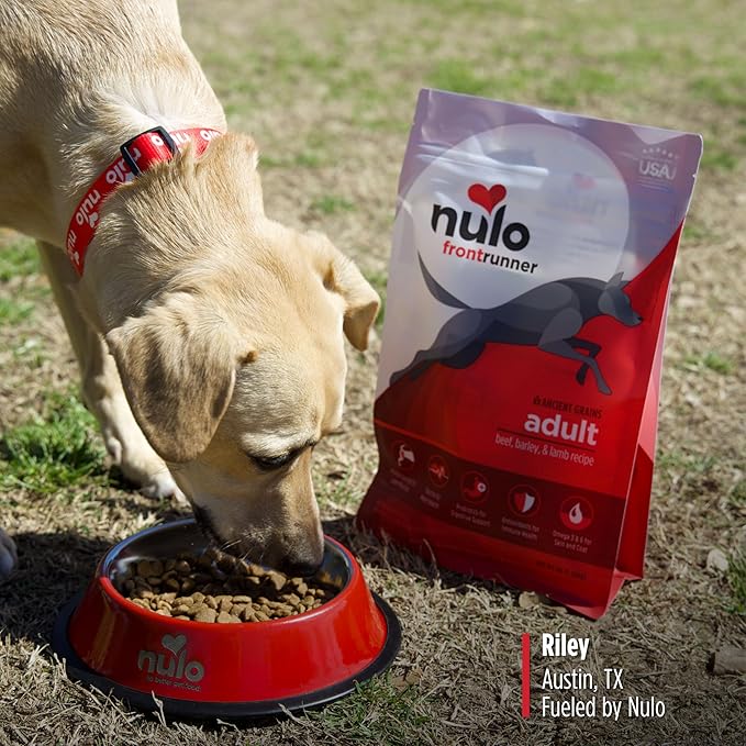 Nulo Frontrunner Ancient Grain Kibble Beef, Barley, & Lamb Recipe for Dogs 25 lb
