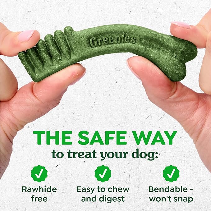 Greenies Veterinarian-Recommended Adult Natural Dental Dog Treats Petite Size, Original Flavor, Sweet Potato Flavor, and Blueberry Flavor, (3) 12 oz. Packs, 60 Count