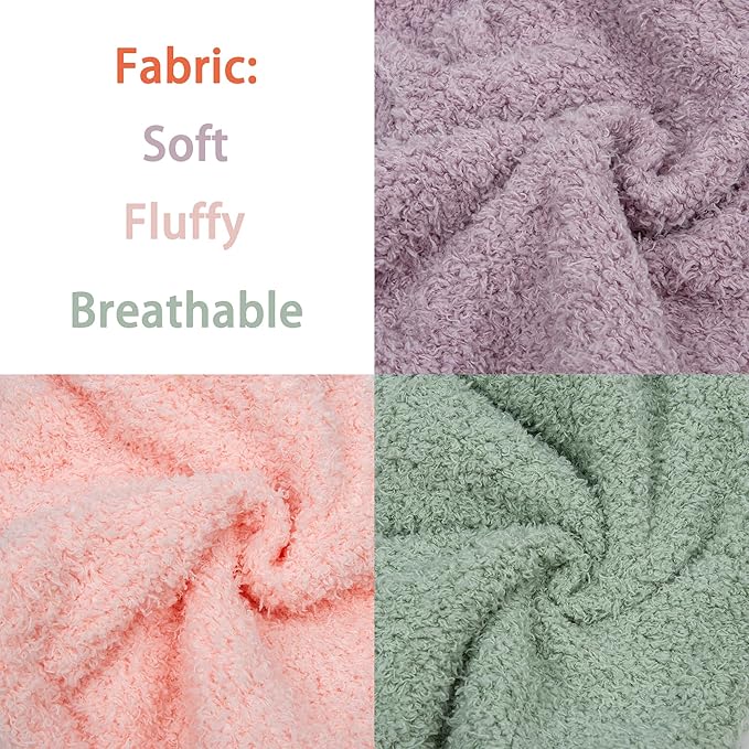 Dog Sweater, 3 Pack Sweaters for Small Dogs Girl, Dog Clothes for Medium Dogs Male or Boy, Ultra Soft and Warm Puppy Coat for Winter Christmas (X-Large, Light Pink+Lake Green+Light Purple)