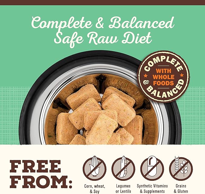 Primal Freeze Dried Raw Dog Food Nuggets, Chicken, Complete & Balanced Meal, Also Use as Topper or Treat, Premium, Healthy, Grain Free, High Protein Raw Dog Food, 5.5 oz